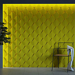 Гипсовая 3D Панель DRAGON SCALE - B варинант исполнения - 2 | Loft Concept в Челябинске