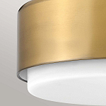 Потолочный светильник круглой формы с белым матовым плафоном Hinkley варинант исполнения - 2 | Loft Concept в Челябинске