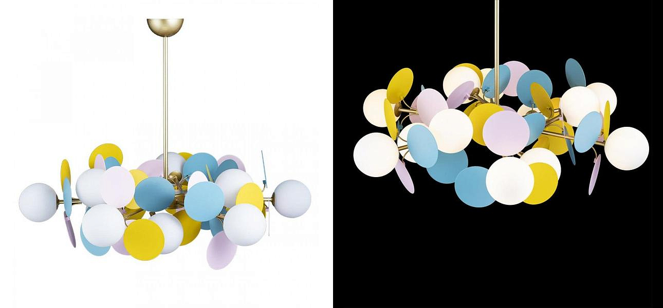 Люстра MATISSE Chandelier multicolor 12 ламп Люстра MATISSE Chandelier multicolor 12 ламп - Loft-Concept в Челябинске