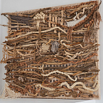 Большая Абстрактное Панно из веток и нитей Dryad Wall Art варинант исполнения - 1 | Loft Concept в Челябинске