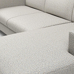 Мебельная ткань Шенилл серо-голубой цвет 142 см T4-47 варинант исполнения - 12 | Loft Concept в Челябинске