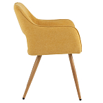 Стул в рогожке желтого цвета NEASAN STOOL варинант исполнения - 5 | Loft Concept в Челябинске