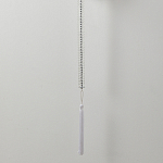 Бра с белым текстильным абажуром и хрустальными подвесками с декоративной кисточкой Lustre Reverie варинант исполнения - 5 | Loft Concept в Челябинске