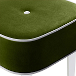 Квадратный мягкий пуф на белых ножках Winton Pouf Square варинант исполнения - 2 | Loft Concept в Челябинске