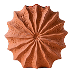 Ваза керамическая в виде круглой терракотовой морской раковины Galapagos варинант исполнения - 1 | Loft Concept в Челябинске