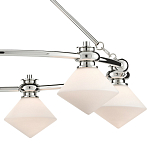 Люстра с ромбовидными плафонами Pointed Diamond Shade варинант исполнения - 1 | Loft Concept в Челябинске