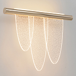 Бра с тремя элементами в форме лепестков и металлическим основанием DALI Tonin Casa варинант исполнения - 1 | Loft Concept в Челябинске