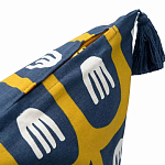 Чехол на подушку с двусторонним принтом и кисточками Ophelia Grove варинант исполнения - 3 | Loft Concept в Челябинске