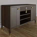 Комод-буфет Elsa Dreams Walnut с открытыми полками   варинант исполнения - 6 | Loft Concept в Челябинске