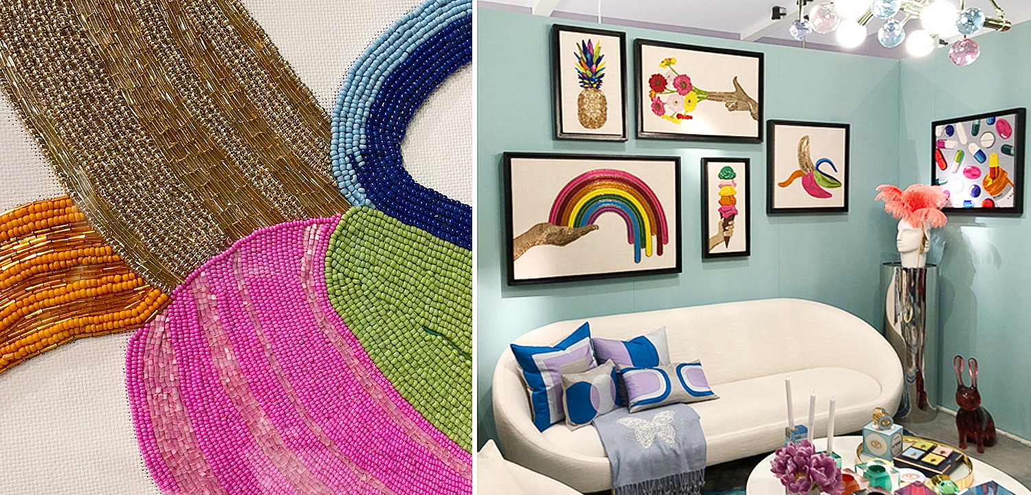 Панно Jonathan Adler BANANA BEADED WALL ART Панно Jonathan Adler BANANA BEADED WALL ART - Loft-Concept в Челябинске