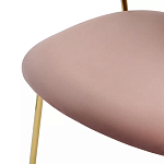 Стул Singer Chair без подлокотников Розовый Велюр варинант исполнения - 6 | Loft Concept в Челябинске