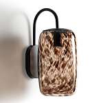 Бра с плафоном из янтарного стекла Amber Olmos Wall Lamp варинант исполнения - 2 | Loft Concept в Челябинске