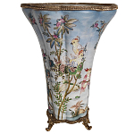 Фарфоровая ваза с изображением попугаев Eden Garden варинант исполнения - 2 | Loft Concept в Челябинске