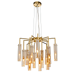 Люстра со стеклянными цилиндрическими плафонами Luminous Cylinders Amber варинант исполнения - 2 | Loft Concept в Челябинске