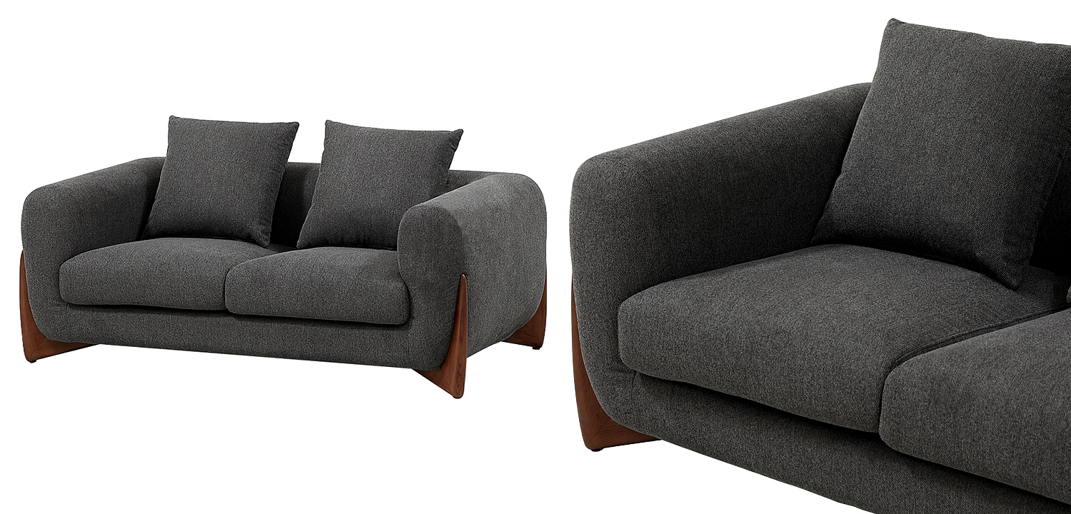 Диван Cuthbert Dark Gray Sofa Диван Cuthbert Dark Gray Sofa - Loft-Concept в Челябинске