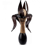 Настольная лампа черная INDONESIAN LAMPS 1 варинант исполнения - 1 | Loft Concept в Челябинске