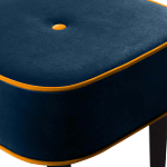 Квадратный мягкий пуф на черных ножках Winton Pouf Square варинант исполнения - 4 | Loft Concept в Челябинске