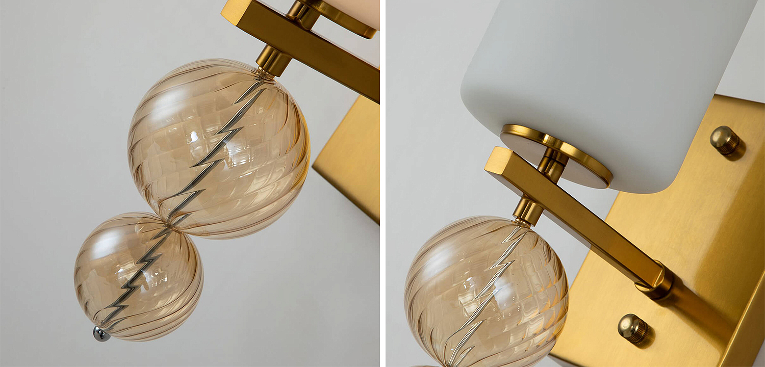 Бра Blown Glass Balloons Wall Lamp Бра Blown Glass Balloons Wall Lamp - Loft-Concept в Челябинске