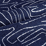 Мебельная ткань Букле синий цвет 140 см T3-8 варинант исполнения - 1 | Loft Concept в Челябинске