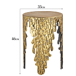 Столик дизайнерский Copper streaks варинант исполнения - 5 | Loft Concept в Челябинске