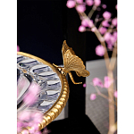 Чаша из прозрачного стекла с бронзовым ободком и фигурками бабочек Eden Garden варинант исполнения - 4 | Loft Concept в Челябинске