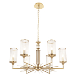 Люстра с 6-ю цилиндрическими стеклянными плафонами Jeanette варинант исполнения - 3 | Loft Concept в Челябинске