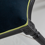 Стул чёрный из натурального бука с изображением птица в саду Blooming Red Birds варинант исполнения - 4 | Loft Concept в Челябинске