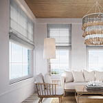 Люстра трехъярусная с декором из круглых деревянных бусин с кисточками Gray Brown Wooden Beads Chandelier варинант исполнения - 4 | Loft Concept в Челябинске