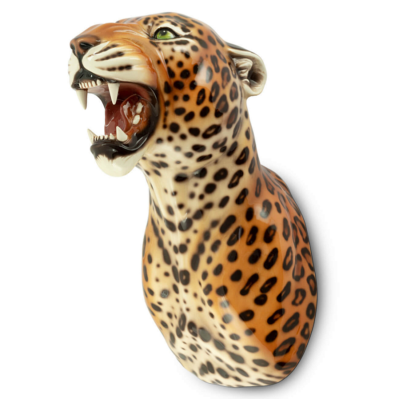 Аксессуар на стену Леопард Abhika LEOPARD HEAD HANGING Коричневый Аксессуар на стену Леопард Abhika LEOPARD HEAD HANGING Коричневый в Челябинске | Loft Concept
