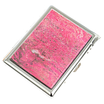 Портсигар с газовой зажигалкой из натурального камня Родонит Stone Cigarettes Cases варинант исполнения - 1 | Loft Concept в Челябинске