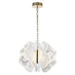 Люстра с крупными рельефным декором в виде лепестков 60 см Ethereal Bloom варинант исполнения - 3 | Loft Concept в Челябинске
