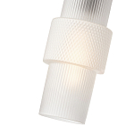 Подвесной светильник со стеклянным рифленым плафоном цилиндрической формы Eliara 13 варинант исполнения - 8 | Loft Concept в Челябинске