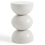 Приставной столик белого цвета Bead варинант исполнения - 1 | Loft Concept в Челябинске