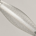 Люстра круглая каскадня с 5-ю плафонами из металлической сетки Mesh Lampshade Lighting варинант исполнения - 7 | Loft Concept в Челябинске