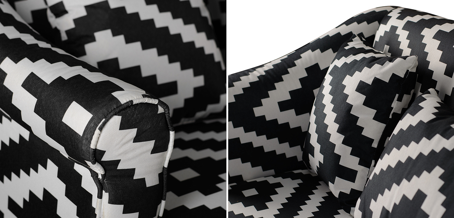 Диван KELIM Ornament black and white sofa Диван KELIM Ornament black and white sofa - Loft-Concept в Челябинске