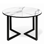 Стол обеденный раздвижной со столешницей белый мрамор Magali варинант исполнения - 2 | Loft Concept в Челябинске