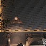 Гипсовая 3D Панель FIN варинант исполнения - 1 | Loft Concept в Челябинске