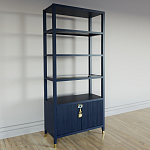 Стеллаж со стеклянными полками Elsa Dreams Blue варинант исполнения - 1 | Loft Concept в Челябинске