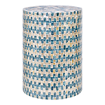 Столик с инкрустацией с перламутровым узором Rona варинант исполнения - 1 | Loft Concept в Челябинске