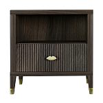 Прикроватная тумбочка с полкой Elsa Dreams Walnut  варинант исполнения - 6 | Loft Concept в Челябинске