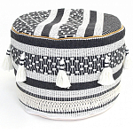 Пуф  Black and White Ornament варинант исполнения - 1 | Loft Concept в Челябинске