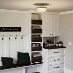 Потолочный светильник со стеклянным плафоном в виде купола Quoizel варинант исполнения - 16 | Loft Concept в Челябинске