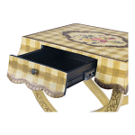 Приставной столик с ящиком в стиле ретро Vintage Rustic Tablecloth варинант исполнения - 3 | Loft Concept в Челябинске