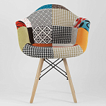 Стул с обивкой в стиле Patchwork варинант исполнения - 2 | Loft Concept в Челябинске