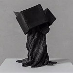 Скульптура «Окаменелый рост», Черный объект варинант исполнения - 1 | Loft Concept в Челябинске