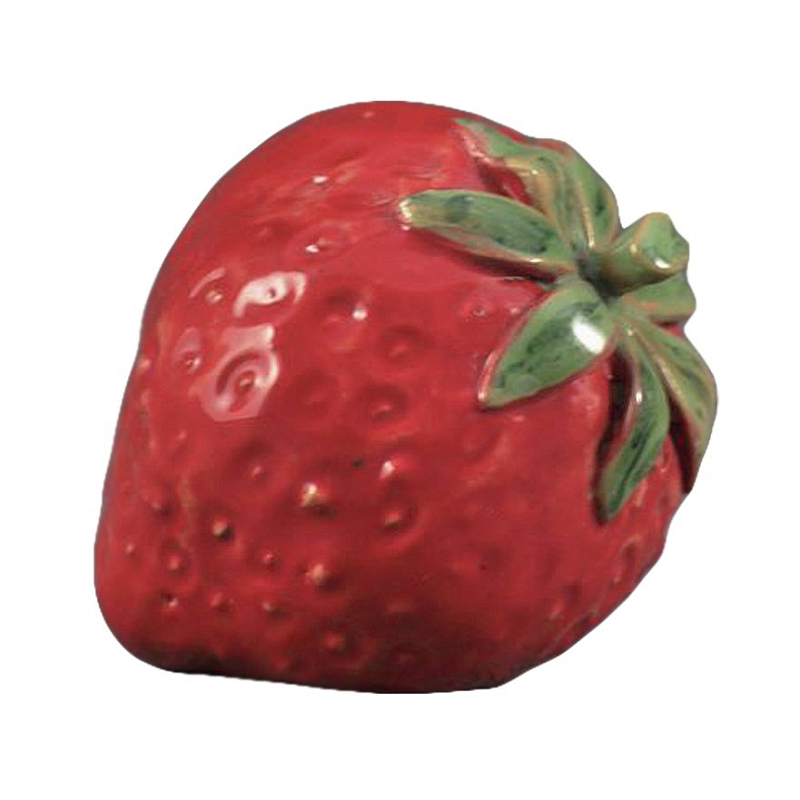 Статуэтка Porcelain Strawberries Красный Зеленый Статуэтка Porcelain Strawberries Красный Зеленый в Челябинске | Loft Concept