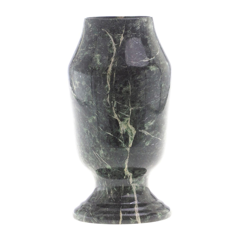 Ваза декоративная из камня змеевик Vase Serpentine Змеевик Ваза декоративная из камня змеевик Vase Serpentine Змеевик в Челябинске | Loft Concept