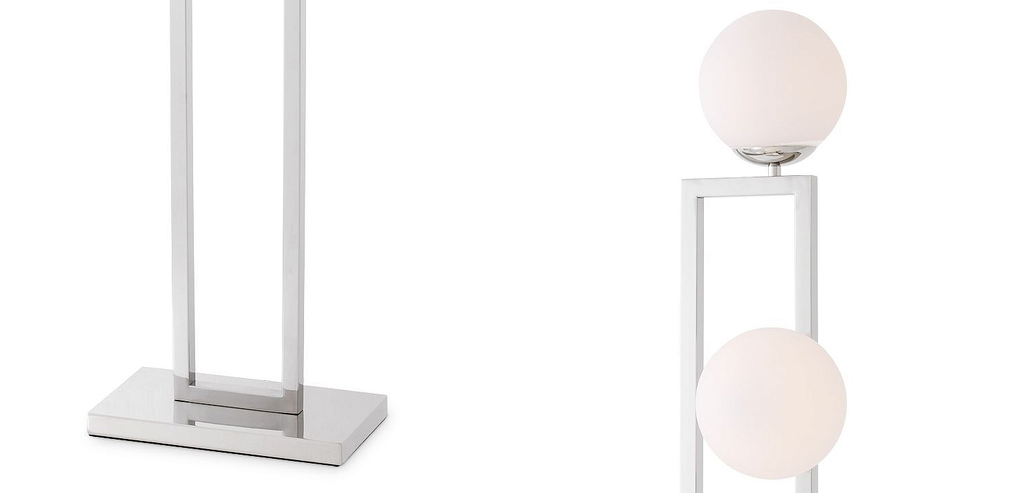 Торшер Eichholtz Floor Lamp Pascal Nickel Торшер Eichholtz Floor Lamp Pascal Nickel - Loft-Concept в Челябинске