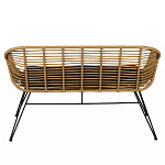 Кушетка плетеная из ротанга Wicker Сouch варинант исполнения - 2 | Loft Concept в Челябинске