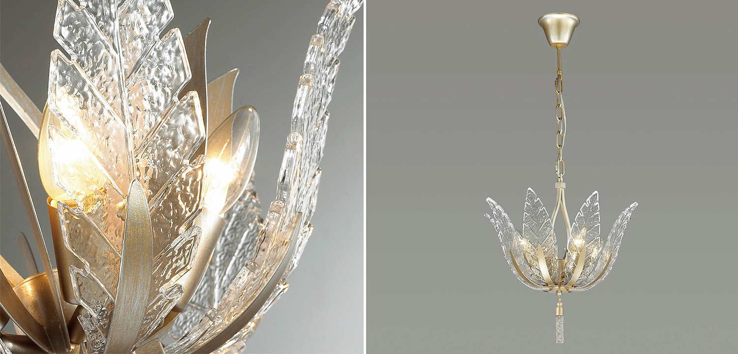 Люстра Glass Petals Chandelier 36 Люстра Glass Petals Chandelier 36 - Loft-Concept в Челябинске